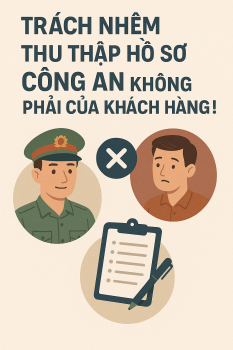 Thu thập hồ sơ công an là trách nhiệm của khách hàng hay của bảo hiểm?